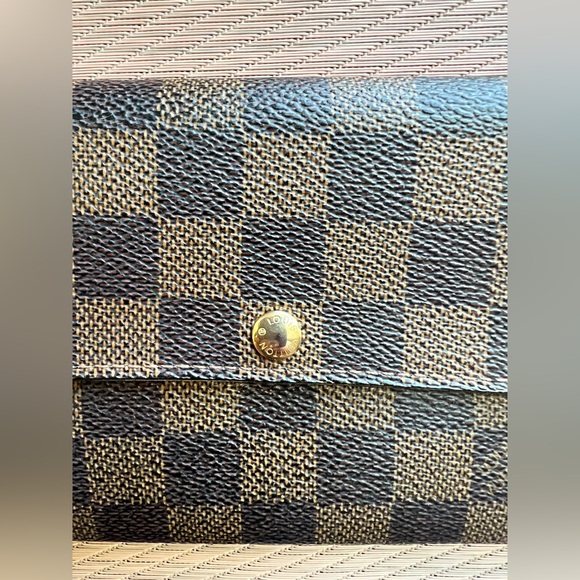 Authentic Damier Ebene Louis Vuitton Long Wallet #2 - Picture 5 of 16